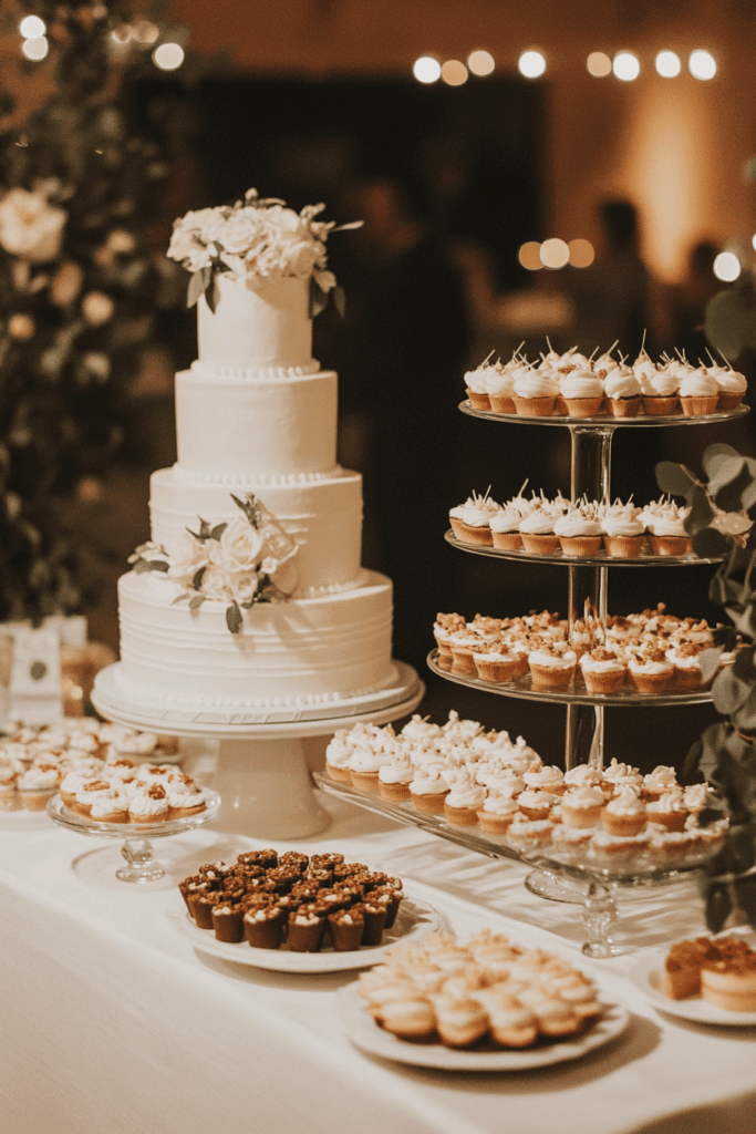 Tortenbuffet Hochzeitstorte