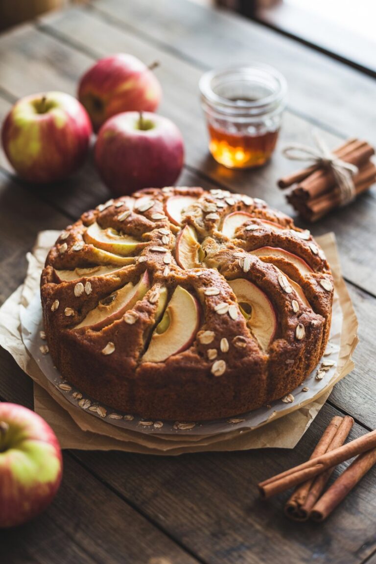 gesunder apfelkuchen